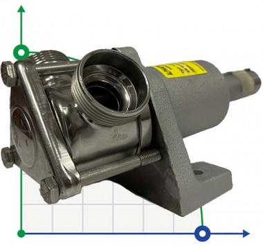 Насос для фарби, клею, чорнила AlphaDynamic AD30 BARE SHAFT імпеллерний (без двигуна) — BTS Engineering