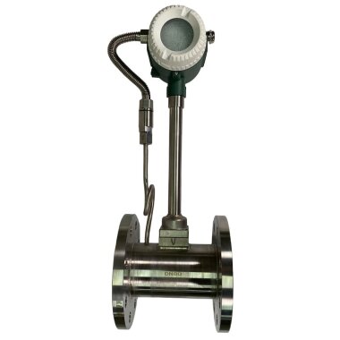 DN80 Medidor de caudal de vórtice de acero inoxidable KLUGB PN16 RF brida DIN, para vapor 0.18-5.5 t/h <1,6 МПа, 120-145°C, 4-20mA, ExdIIBT6 — BTS Engineering