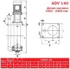 ADV 140/ΡΡ/2000/4HP/2800/BSP - вертикальный центробежный насос фото 3 &mdash; BTS Engineering