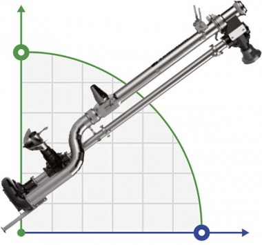 Bomba de toma de fuerza vertical Veneroni LVTM 12/540, 2 m, 360 m3/h con tornillo mezclador — BTS Engineering