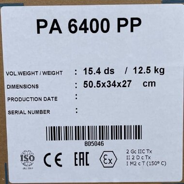 Пластиковый центробежный насос DiaPump PA-6400 (0,75кВт) — BTS Engineering