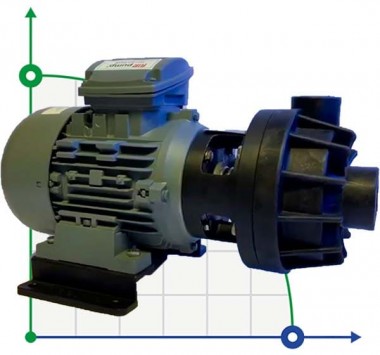 Пластиковый центробежный насос DiaPump PA-6400 (0,75кВт) — BTS Engineering