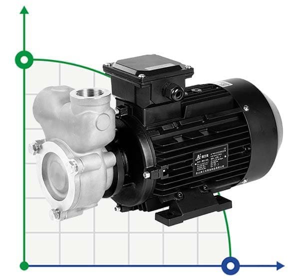 Pompe vortex en acier inoxydable WH-23U -30°C+200°C фото 1 — BTS Engineering