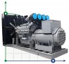 Промисловий дизельний генератор XHYP-1600GF з ATS, двигун Perkins 2000kVA, 1600kW, 380V/50HZ відкритого типу фото 1 — BTS Engineering