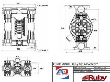 Pompe chimique RUBY 081P-P-STPT — BTS Engineering