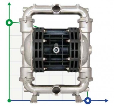 Пневматичний мембранний насос BOXER 252 AISI 316 IB252A-HTAAT-- — BTS Engineering
