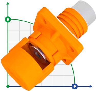 CN08-LSP200A-01-LM, 200A, 1500V DC болтовый коннектор гаечный тип, оранжевый — BTS Engineering