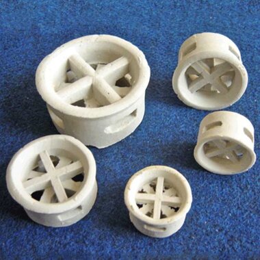 Керамічні каскадні міні-кільця, 25x15x3 мм, Ceramic Cascade Mini-Ring — BTS Engineering