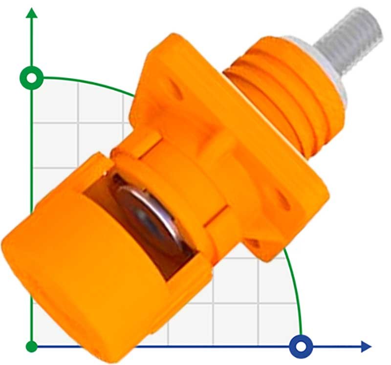 CN12-LSP400A-01-LD, 400A, 1500V CC conector tipo tornillo, naranja фото 1 — BTS Engineering