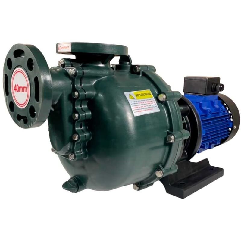 Pompe chimique QHB-G-40022EAL-SSH5V38AGABS GFRPP, 312L/min, 16,5m, 380V, centrifuge auto-amorçante фото 1 — BTS Engineering