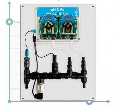 Hydroponik, Hydroponik-System für pH&EC Basic Control — BTS Engineering
