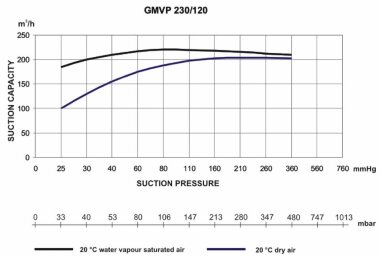 Bomba de vacío para la regeneración de tamices moleculares GMVP 230/120 con motor de 5,5 kW a 1450 rpm y 50 Hz en diseño antideflagrante — BTS Engineering