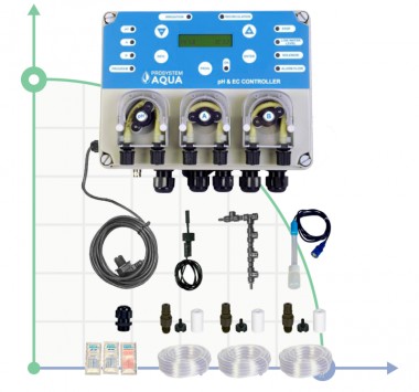 Sistema de control hidropónico pH&Ec Plus PROSYSTEM AQUA — BTS Engineering