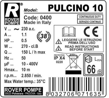 PULCINO 10 рамний фільтр-прес — BTS Engineering