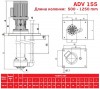 ADV 155/ΡΡ/1000/7.5HP/2800/BSP - bomba centrífuga vertical фото 3 — BTS Engineering