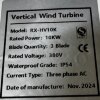 Turbina wiatrowa typu H RX-HV10K-3 10 kW pionowa фото 4 — BTS Engineering