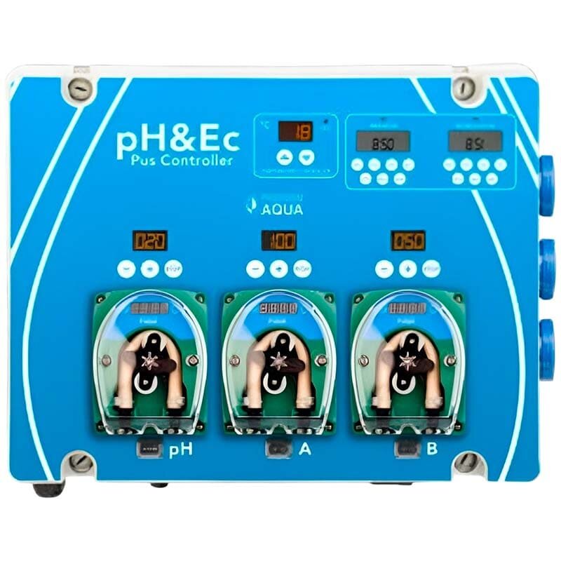 Гидропоника, гидропоническая система PROSYSTEM AQUA с контроллером pH&EC Plus, 0–4 л/ч (насос для регулирования pH и 2 насоса для удобрений) фото 1 &mdash; BTS Engineering