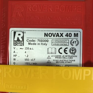 NOVAX 40M насос для перекачування емульсії і масла — BTS Engineering