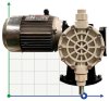 Pompa dozująca chemikalia z membraną do mieszalników AQUA MVB, PP, 105 l/h, 8 bar, 0,37 kW, 380 V фото 1 — BTS Engineering