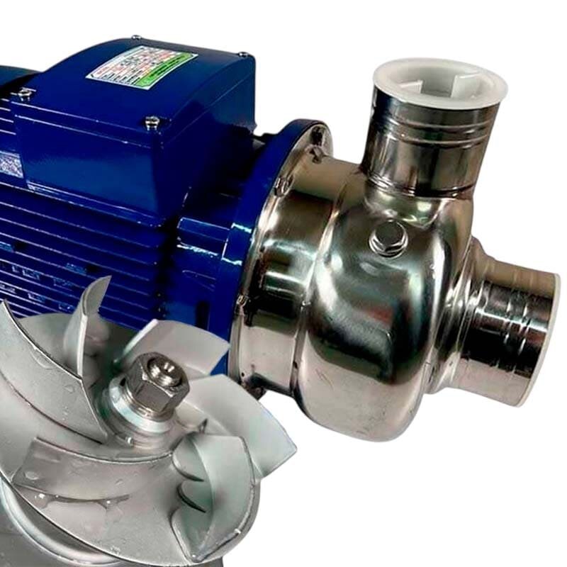 Odśrodkowa pompa do brzeczki BK100, 0.75kW, AISI304, 380V/50Hz, 2900 z otwartym wirnikiem фото 1 &mdash; BTS Engineering