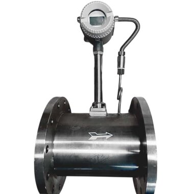 DN200 Mesure de la vapeur industrielle, débitmètre à vortex en acier inoxydable LUGB-D PN16 RF Bride DIN, 2.84-28.4 t/h, <1.6 MPa, <250°C, 4-20mA, ExdII &mdash; BTS Engineering