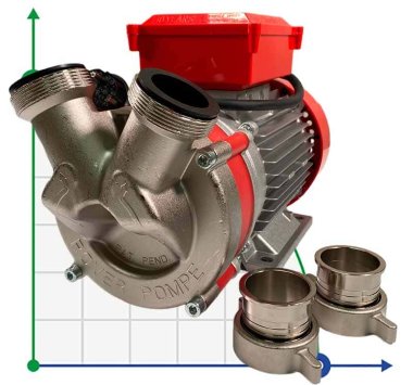 NOVAX 50M насос для пива, браги, сусла, молока — BTS Engineering
