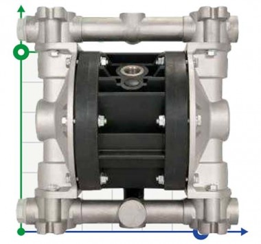 Pompe pneumatique à membrane BOXER 50 ALU IB50-ALN-AAN-- — BTS Engineering