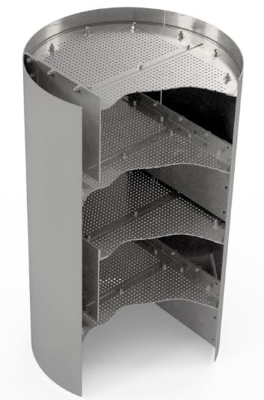 Колона браги 800мм, 28 тарілок — BTS Engineering