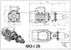 Pompa śrubowa ze stali nierdzewnej do cieczy chemicznych z cząstkami stałymi LIVERANI MO-I 28 MF 0,25 kW, 1400 obr./min, 220 V фото 3 &mdash; BTS Engineering