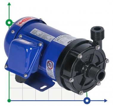 Насос для химии MD-F-202SAE-5V22AYS, PP, 27L/min, 3m, 220V — BTS Engineering