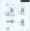 Pompe submersible Dreno G2 GT 50/2/173 C.180 avec système de coupe фото 4 — BTS Engineering