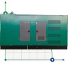 Промисловий дизельний генератор XHYP-1500GF з ATS, двигун Perkins 1850kVA, 1500kW, 380V/50HZ закритого типу фото 1 — BTS Engineering