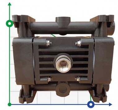 RUBY 010V-P-NTPT-F насос пневматический мембранный — BTS Engineering