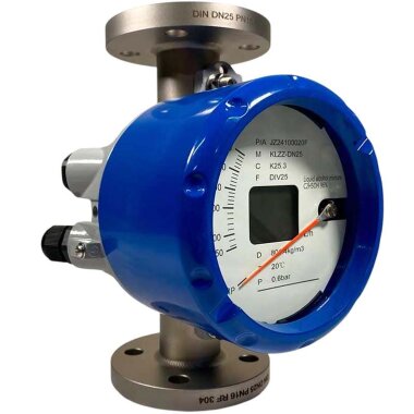 DN25 caudalímetro rotámetro de acero inoxidable KLZZ PN16 (líquido Mezcla de alcohol C2H5OH 96%), 250-2500 l/h, 4-20mA, Ex &mdash; BTS Engineering