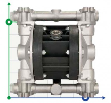 Pompe pneumatique à membrane BOXER 50 ALUMINIUM IB50-ALHTAAT-- — BTS Engineering
