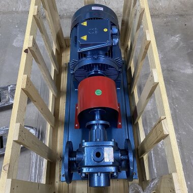 Шестеренчатий насос для нерафінованої соняшникової олії EMSE EDP 1030, DN80, 30 м3/год, 3 бар, 7,5 кВт, 380В, 1000 об/хв — BTS Engineering