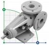 Bomba de engranajes Kupar KIPK 1 1/2 pulgadas-C, AISI 316, 0,4-4 m3/h para productos químicos viscosos фото 1 — BTS Engineering