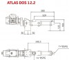 Bomba dosificadora de tornillo ATLAS DOS 12.2-01-0.75HP-3.40-1400-80-A-EPDM фото 2 — BTS Engineering