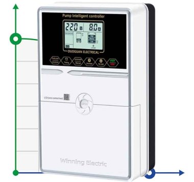 Contrôleur de pompe Y1-15000D, plastique ABS, triphasé 380V-415V, 2,2-15 kW — BTS Engineering