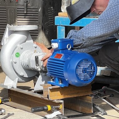 Unité de pompe pour huile thermique BTKF-K 80-160, 3,0 kW (1500) — BTS Engineering