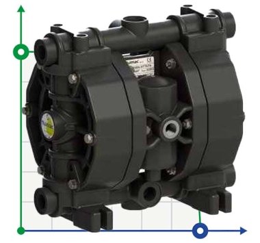 PHOENIX P65 PVDF ATEX pompa membranowa pneumatyczna — BTS Engineering