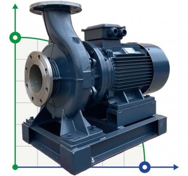 BGWH 200-315(I)A (374/28), 45kW, 1480 Stainless Steel Horizontal Pump — BTS Engineering