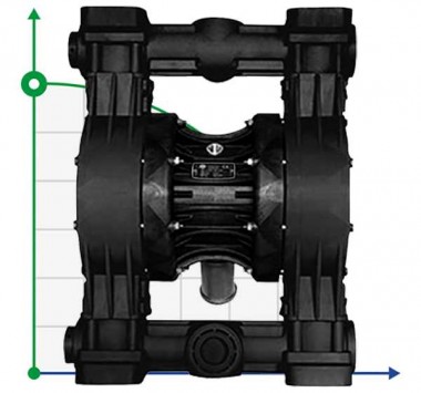 RUBY 081V-P-TVT-T Pneumatische Membranpumpe — BTS Engineering