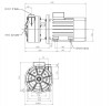 Horizontal centrifugal pump MB 160, PP, MECHANICAL SEAL, VITON фото 3 — BTS Engineering