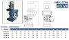 Шланговый химический насос FLUIMAC HELIOS AS 20 VX 146 л/ч, 0,22 кВт, 22,5 об/мин, с регулировкой производительности фото 2 — BTS Engineering