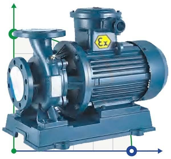 BGWB 80-315C (41/85), 22kW, 2880, Ех насос центробежный горизонтальный фото 1 — BTS Engineering