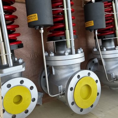 Zawór redukcyjny DN50, korpus WCB, wlot ciśnienia 5 bar, wylot 3 bar, para, 600 kg/h — BTS Engineering