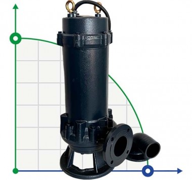 Насос фекальный с измельчителем 80WQV30-25-4 для свиноферм  — BTS Engineering