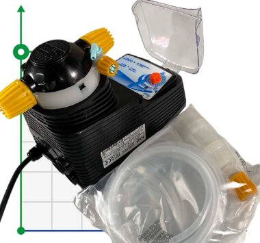 Elektromagnetische Dosierpumpe PDE HC151+ CST M60 240V PVDF-CE-DT, 1-10 l/h, 7-1 bar — BTS Engineering
