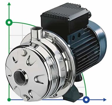 Насос из нержавеющей стали CBX/200, 1,5 кВт, 4,8 м3/ч, 64м, 380V/T, AISI 304 (EBARA 2CDX 70/20) — BTS Engineering